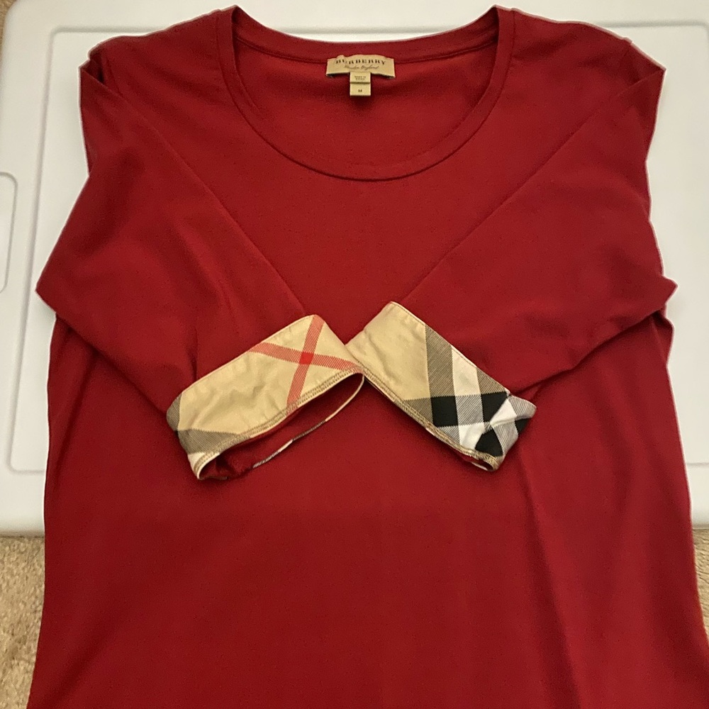 Burberry 3/4 Sleeve Top